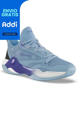 Tenis Basketball Tadin Azul Claro Croydon Para Mujer Croydon