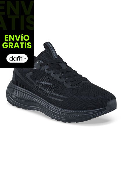 Tenis Running Tegal Negro Croydon Para Hombre