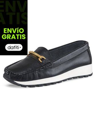Mocasines Senaida Negro Para Mujer Croydon Croydon