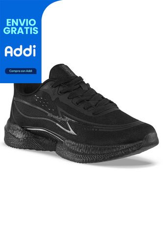Tenis Running Minul Negro-Negro Croydon Para Mujer Croydon