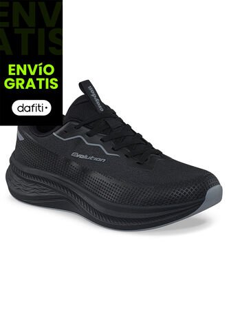 Tenis Running Qijoy Negro Croydon Para Hombre Croydon