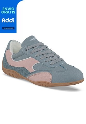 Tenis Casuales Zebar Azul Croydon Para Mujer Croydon
