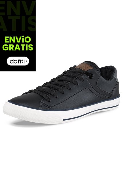 Tenis Lonut Negro-Negro Para Hombre Croydon