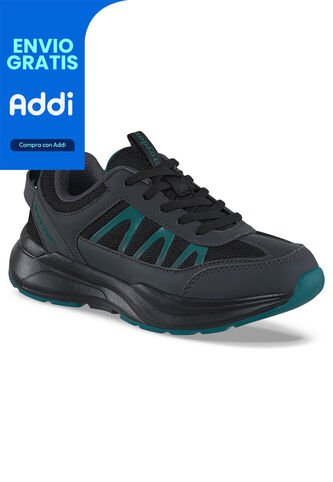 Tenis Running Zibalo Negro Croydon Para Niño Croydon