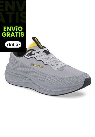 Tenis Running Qijoy Gris Croydon Para Hombre Croydon