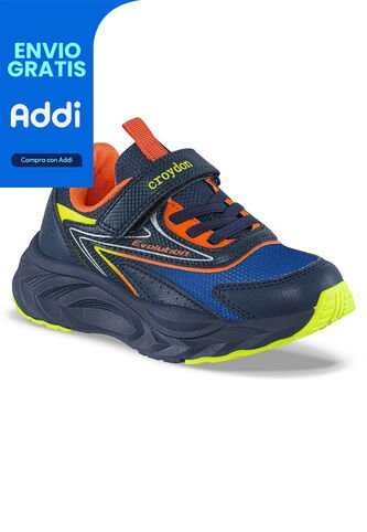 Tenis Running Repal Azul Osc Croydon Para Niño Croydon