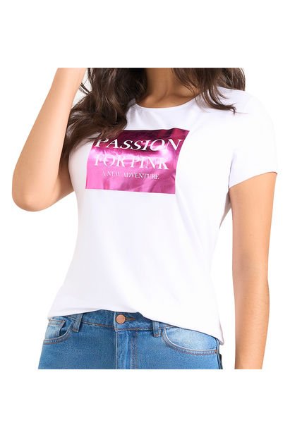 Camiseta Vivian Blanco Para Mujer Croydon