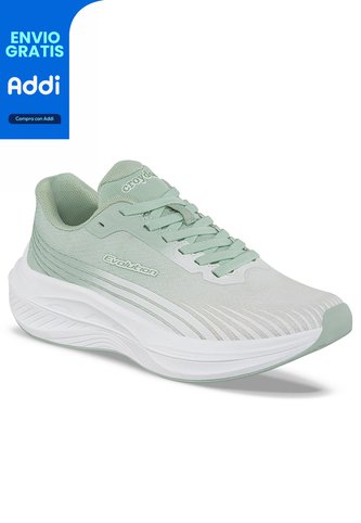 Tenis Running Lafog Blanco-Verde Croydon Para Mujer Croydon