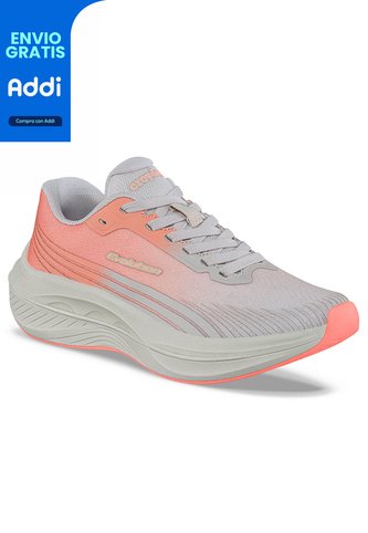 Tenis Running Lafog Beige-Coral Croydon Para Mujer Croydon