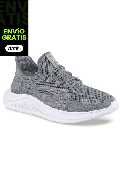 Tenis Running Hetter Gris Para Mujer Croydon