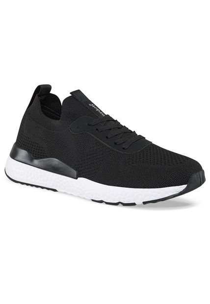 Tenis Running Kila Negro-Blanco Para Hombre Croydon