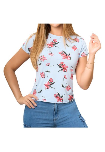 Blusa Lucy Azul Para Mujer Croydon