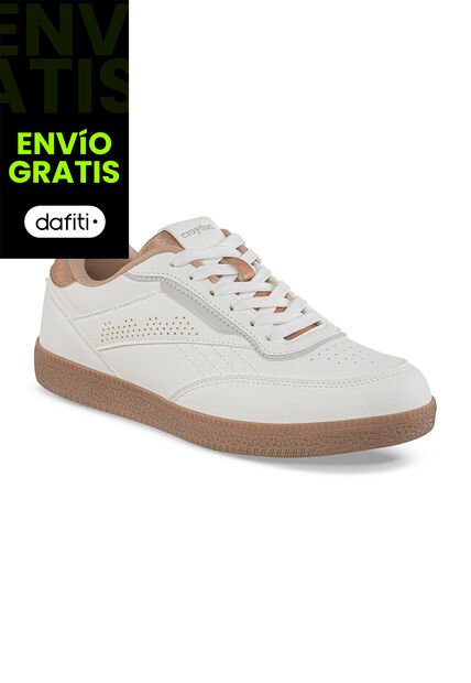 Tenis Casuales Ribak Marfil Croydon Para Mujer