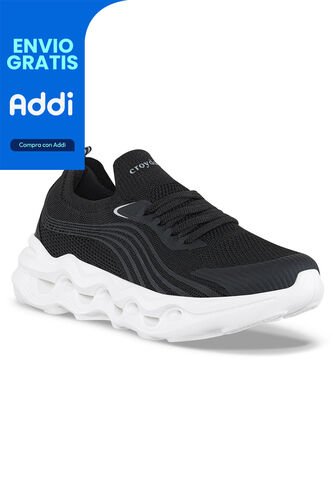 Tenis Para Caminar Nami Negro Croydon Para Mujer Croydon