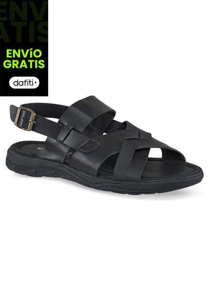 Sandalias Adriel Negro Para Hombre Croydon