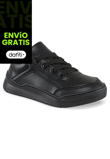 Tenis Colegio Roblo Negro Para Niño Y Niña Croydon