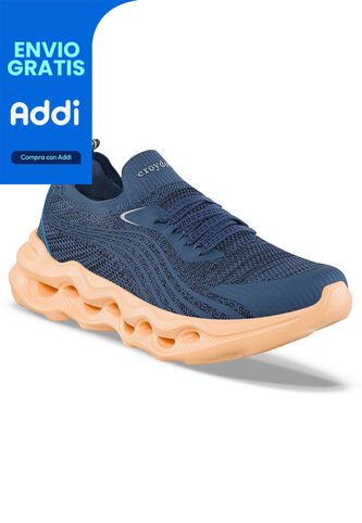 Tenis Para Caminar Nami Azul Osc Croydon Para Mujer Croydon
