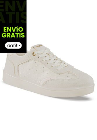 Tenis Urbanos Aurel Beige Croydon Para Mujer Croydon