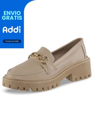 Mocasines Charit Café Claro Croydon Para Mujer Croydon