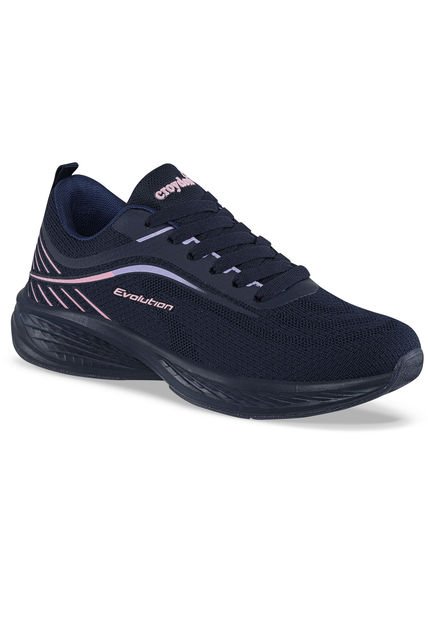 Tenis Running Kino Azul O-Azul Para Mujer Croydon