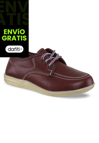 Zapatos Escolares Bachiller Rojo Para Niña Croydon Croydon