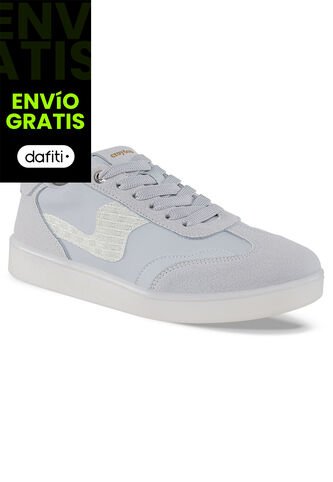 Tenis Urbanos Brendha Gris-Plata Croydon Para Mujer Croydon
