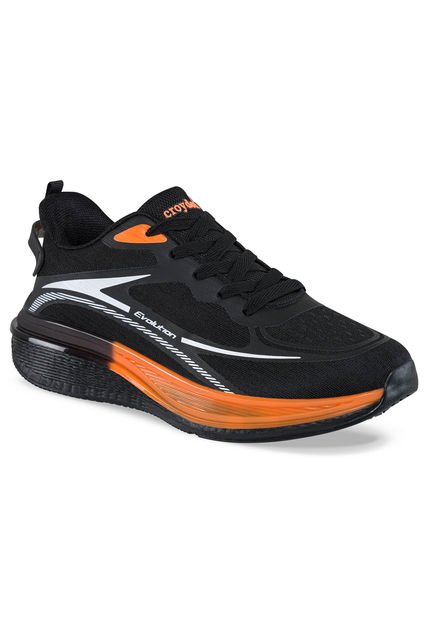 Tenis Running Kikal Negro Para Hombre Croydon