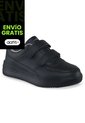 Tenis Colegio Shopir V Negro-Gris Para Niño Y Niña Croydon de Croydon