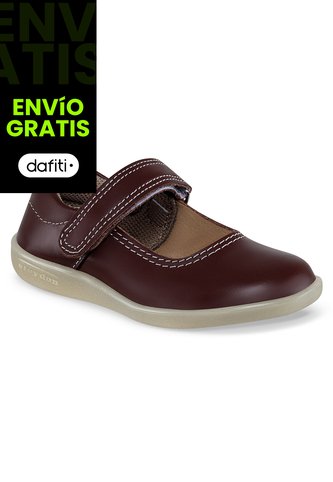 Zapatos Escolares Mafalda Rojo Para Niña Croydon Croydon