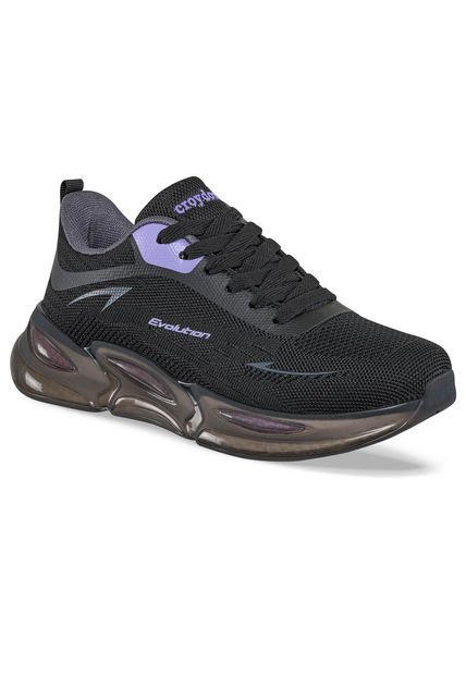 Tenis Running Fonor Negro Para Mujer Croydon