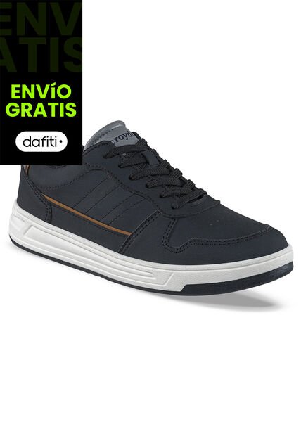 Tenis Casuales Emeryk Negro Croydon Para Hombre