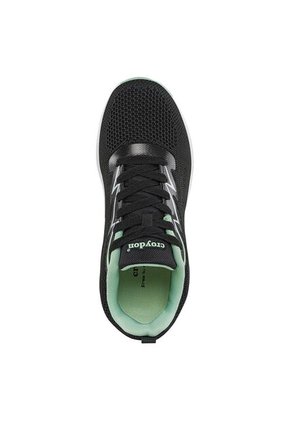 Tenis Running Drig Negro-Verde Croydon Para Mujer
