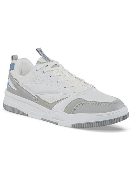 Tenis Urbanos Lynco Blanco-Gris Para Hombre Croydon