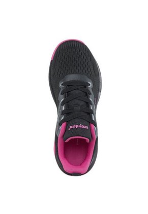 Tenis Running Fibyn Negro Croydon Para Mujer