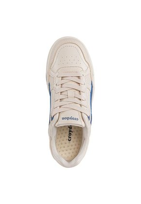 Tenis Urbanos Derme Beige-Azul Croydon Para Mujer