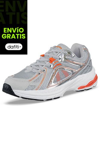 Tenis Urbanos Xecod Plata-Nar Croydon Para Mujer Croydon