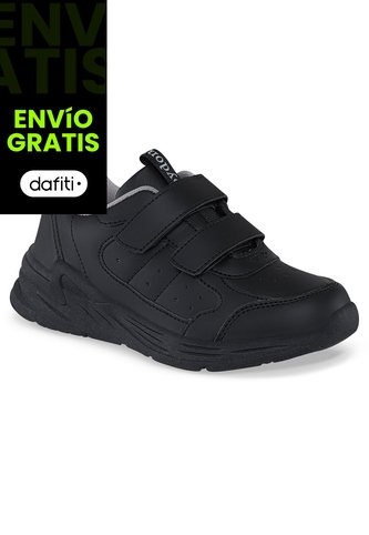Tenis Colegio Neril V Negro-Gris Para Niño Y Niña Croydon Croydon