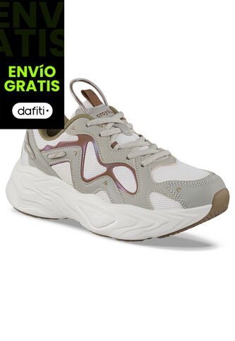 Tenis Urbanos Rucoz Beige Croydon Para Mujer Croydon