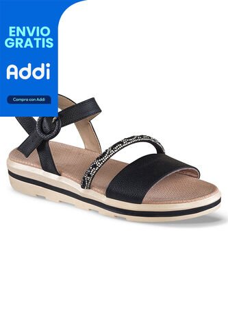 Sandalias Tacón Inna Negro Croydon Para Mujer Croydon