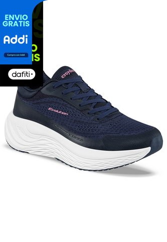 Tenis Running Zapi Azul Osc Croydon Para Mujer Croydon