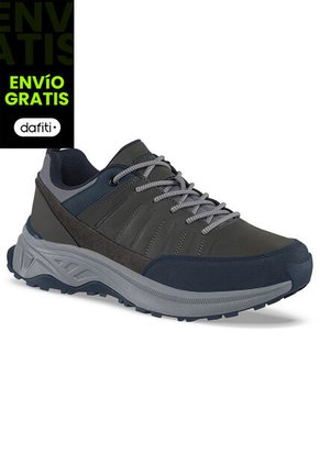 Zapatos Outdoor Brix Gris Osc Para Hombre Croydon