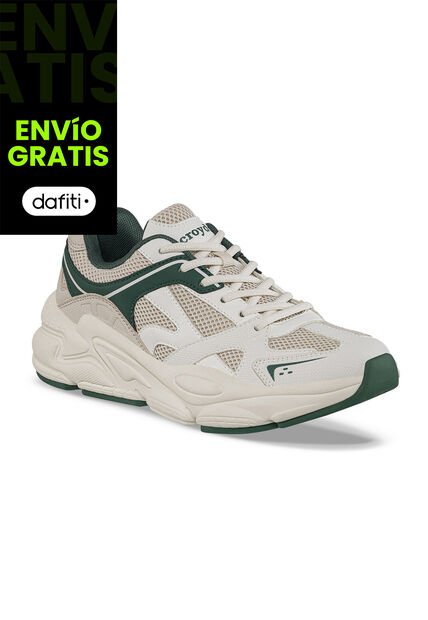 Tenis Urbanos Yaqoj Beige Croydon Para Hombre