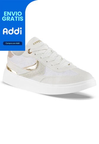 Tenis Urbanos Billie Blanco Croydon Para Mujer Croydon