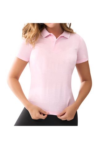 Camiseta Polo Laura Rosa Para Mujer Croydon Croydon