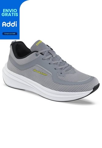 Tenis Running Nock Gris Croydon Para Hombre Croydon