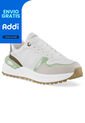 Tenis Urbanos Laudit Blanco-Verde Croydon Para Mujer de Croydon