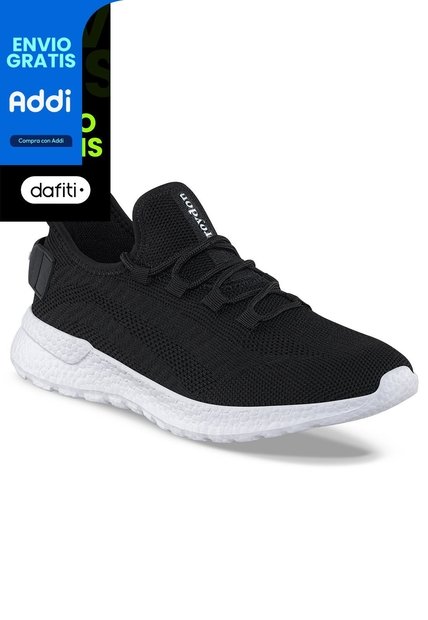 Tenis Para Caminar Regaf Negro Croydon Para Mujer