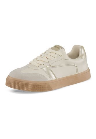Tenis Emilce Beige-Oro Para Mujer Croydon Croydon