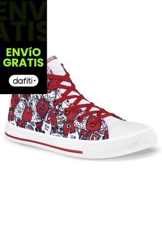 Tenis Nexdor Alto Rojo Para Niño Croydon Croydon