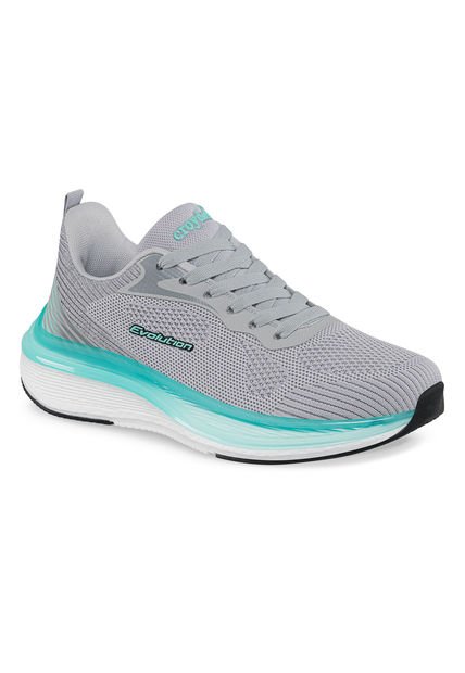 Tenis Running Zaron Gris Para Mujer Croydon